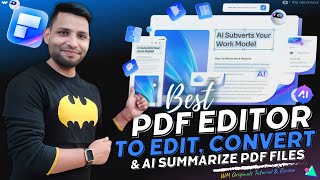 Best PDF Editor to Edit Convert Compress amp AI Summarize PDF Files 2024 Wondershare PDFelement [upl. by Maurilla679]