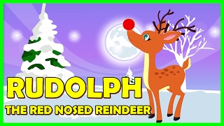 Rudolph the Red Nosed Reindeer Song with LYRICS  Rulolph Song  Tickling Toddlers [upl. by Niatirb]