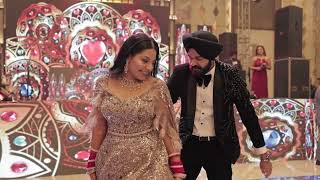 Akhar  Lahoriye  Amrinder Gill  Wedding Dance  Couple Dance  Vwc [upl. by Estrin794]