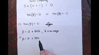 Solve factorable trigonometric equations in quadratic form 2 [upl. by Sirehc]