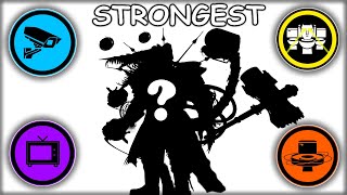 STRONGEST Character in Skibidi Toilet [upl. by Tomkiel]