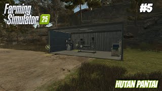 Eerste fabriek  Hutan Pantai 5  fs25 [upl. by Atekihc]