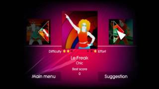 Just Dance 1 Menu  Tracklist [upl. by Eniledam]