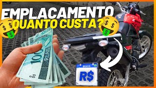 QUANTO CUSTA PRA EMPLACAR MOTO 0KM CROSSER 20232024 [upl. by Nashoma]