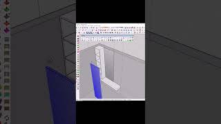 sketchup sketchupmodel easytrick shortsvideo shorts trending [upl. by Lirbij769]