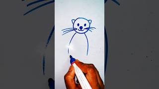 How to draw o for otterhowtodraw kidsdrawing shorts PalakEducationArts [upl. by Eillor]