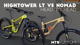 2018 Santa Cruz Hightower LT vs Nomad [upl. by Rutra276]