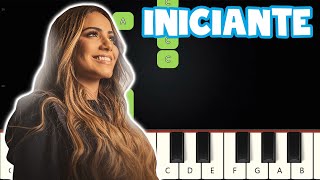 Espírito Enche a Minha Vida  Gabriela Rocha  Piano e Teclado Iniciante  Nível Fácil Tutorial [upl. by Mohkos]