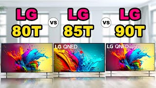 LG 80T QNED vs 90T QNED vs 85T QNED mini LED LCD TV [upl. by Aicinad832]