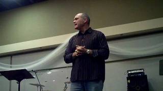 Rev David Rutledge preaching at Yes Church Brantford Ont 10of10 101809 am service [upl. by Tnayrb]