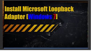 OBIEE  Microsoft Loopback Adapter Installation amp Configuration [upl. by Artemas]