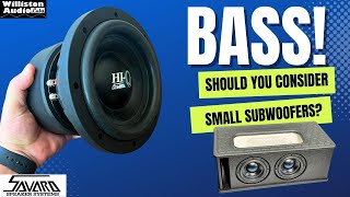 Why Small Subwoofers May Be All You Need  SAVARD 65 and 8 inch [upl. by Mandle]