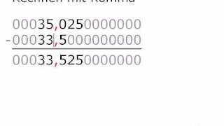 Mathe Video Rechnen mit Komma [upl. by Horace364]