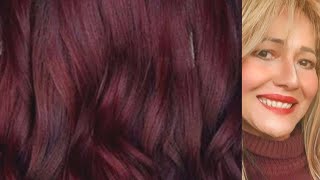 MISTURAS VERMELHO BORGONHA e COBRIR CABELO BRANCO e Como Proteger Cor do Desbotamento HairTutorial [upl. by Nibram]