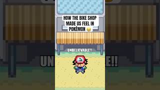 How the Bike shop made us feel in Pokemon 😂 pokemon shorts [upl. by Anihs230]