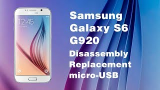 Samsung Galaxy S6 G920 Replacement microUSB [upl. by Stephania874]