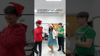 And also a trio thats super excited for Christmas😂 fypシ゚ funny school dance shorts viral [upl. by Remington]