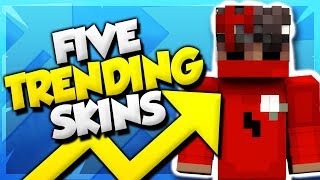 5 Trending Minecraft Skins Top Minecraft Skins [upl. by Parlin120]