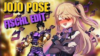 Fischl Edit  JOJO POSE  Genshin Impact Edit  Genshin Impact memes [upl. by Annola691]