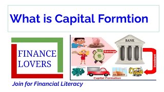 WHAT IS CAPITAL FORMATION IN ECONOMY In हिंदी  economicsconcept capitalformation [upl. by Akimat]