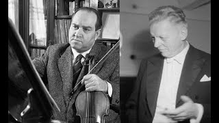 David Oistrakh amp Hermann Abendroth Live Beethoven Romance 1 amp Concerto R31031950 [upl. by Bickart]