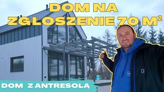 DOM 70m2 i Antresola  90m2 HIT 2023 Dom w cenie mieszkania [upl. by Tedie]