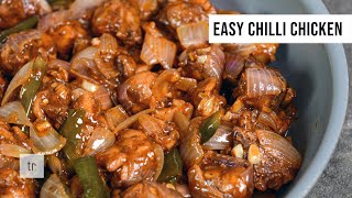 Easiest Chilli Chicken Recipe 😍😍 [upl. by Atrahc]