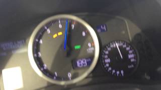 Lexus isF acceleration 0200 kmh تسارع لكزس isf HD [upl. by Collyer]