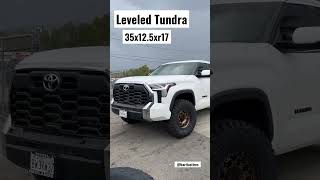 Leveled Toyota Tundra on 35x125xr17 leveledtundras toyotatundra shorts [upl. by Benildis]