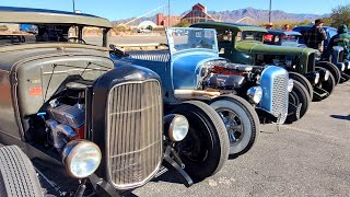 Shifters 30th Anniversary Car Show  Hot rods classics buckets 11122022  Primm Nevada [upl. by Stromberg663]