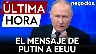 ÚLTIMA HORA  Putin “Rusia está preparada para cuando EEUU busque compromisos no sanciones” [upl. by Coveney]