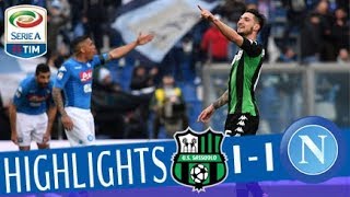 Sassuolo  Napoli 11 Highlights  Giornata 30  Serie A TIM 201718 [upl. by Marchal]