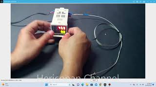 Pengenalan Temperatur Controller TZ4ST14C dan dihubungkan dengan sensor Thermocouple type K [upl. by Wenonah965]