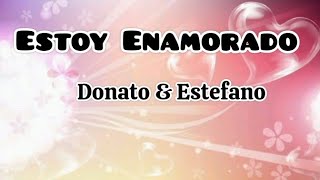 Donato amp Estefano  Estoy Enamorado letra [upl. by Oedama]