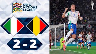 Italia  Belgio  22  Gli Highlights  UEFA Nations League 202425  italia belgio [upl. by Murphy]