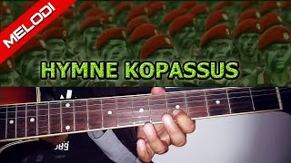 Melodi Gitar  Lirik Lagu HYMNE KOPASSUS [upl. by Shererd]