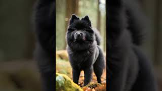 Cute Black Eurasier Dog 😁Dogpuppy puppies [upl. by Natie]