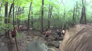 Spartan Race Super VA 2014 All Obstacles FIrst Person [upl. by Enyrhtac]