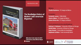 Presentación del libro quotThe Routledge History of Modern Latin American Migrationquot [upl. by Anoi]