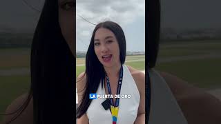 Pasajeros abrochar sus cinturones estamos próximos a aterrizar en el aeropuerto Ernesto Cortissoz [upl. by Chinua]