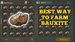 BEST WAY TO FARM BAUXITE AND HOW TO GET IT  LAST DAY ON EARTH  SURVIVAL [upl. by Pillsbury]