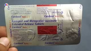 Cardace Meto 25 Tablet  Ramipril and Metoprolol Succinate Tablet  Cardace Meto 25mg Tablet Uses [upl. by Haroppiz]