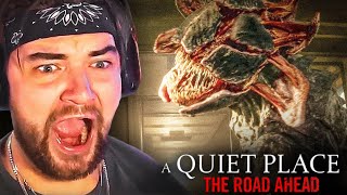 A QUIET PLACE MADE A GAME AND IT’S TERRIFYING  A Quiet Place The Road Ahead [upl. by Fiann]