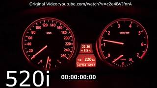 BMW E60 520d vs 520i vs 523i vs 525i vs 525d vs 530d vs 530i vs 535d vs 535i vs 540i vs 545i vs M5 [upl. by Atrahc]