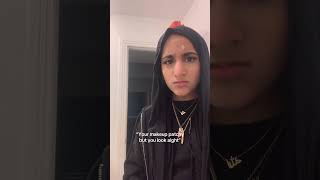 I hate backhanded compliments relatable girl shorts tiktok [upl. by Aidam]