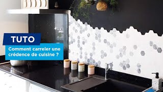 Comment poser un carrelage mural pour une crédence de cuisine [upl. by Akiras648]