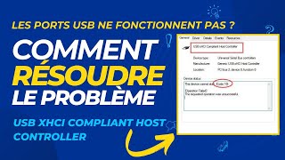 🔥5 MÉTHODES pour Réparer les Ports USB et Résoudre lErreur du Contrôleur USB xHCI sur Windows [upl. by Ermanno]