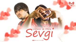 UZmir amp Mira  Sevgi Lyric video [upl. by Litton]