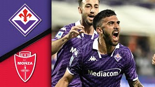 Highlights Fiorentina vs Monza 21 Djiuric Nico Gonzalez Arthur [upl. by Chisholm319]