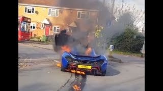 McLaren P1 Burning in the UK 😢 [upl. by Aelahc625]